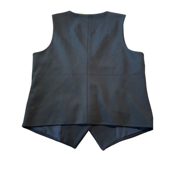 LOFT Versa‎ Ponte Pocket Vest Navy Blue Size X Small NWT - Picture 4 of 9